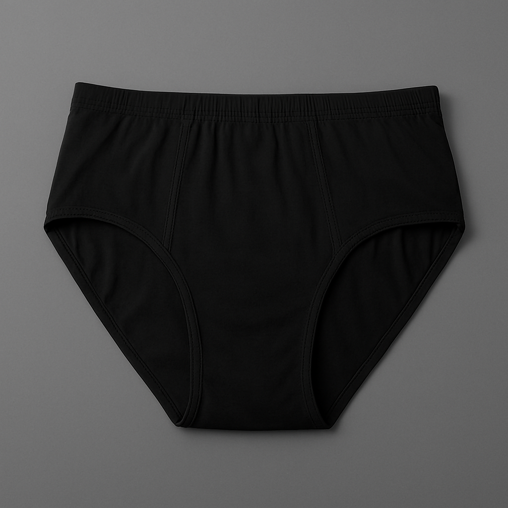 Jersey Plain Panty for Women – High Quality Soft &amp; Lightweight Fabric, Black (S, M, L) - Small