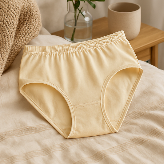 High Quality Pure Cotton Soft Fabric Panty – Comfortable Everyday Wear (Skin, S/M/L) - Small