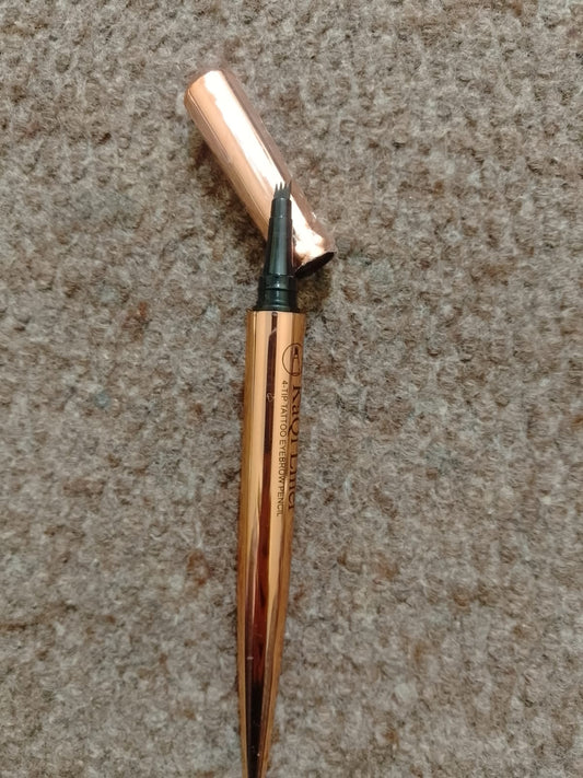 4 Tip Tattoo Pen | 4 Tip Tattoo Eyebrow Pen | Eyebrow Pencil Creates Natural Makeup Effect - Black