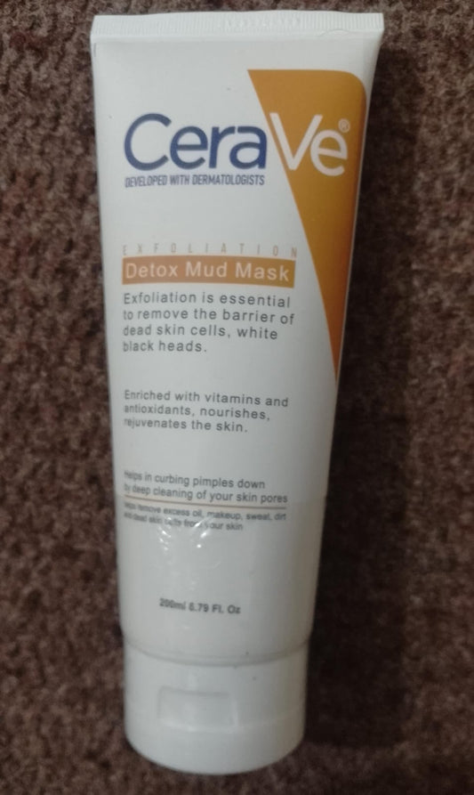 CeraVe Cream | CeraVe Skin Polisher | CeraVe Facial Cleanser | CeraVe Facial Scrub | CeraVe Face Wash | CeraVe Massage Cream | CeraVe Detox Mud Mask | Best Quality CeraVe Cream - 200ml ( Without Box ) - Skin Polisher